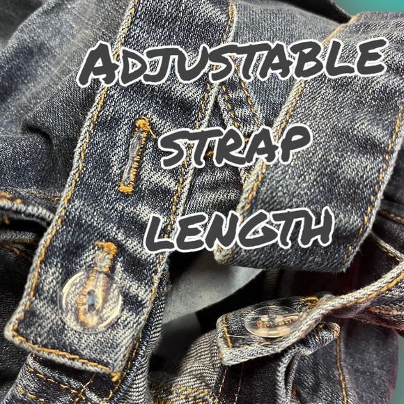 PacSun front zip flare denim overalls. Size Small 🌺 - Picture 9 of 11